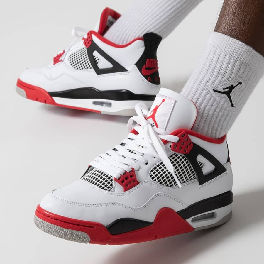 Jordan 3 Retro SE Fire Red Denim Sneakers - Premium Sneaker