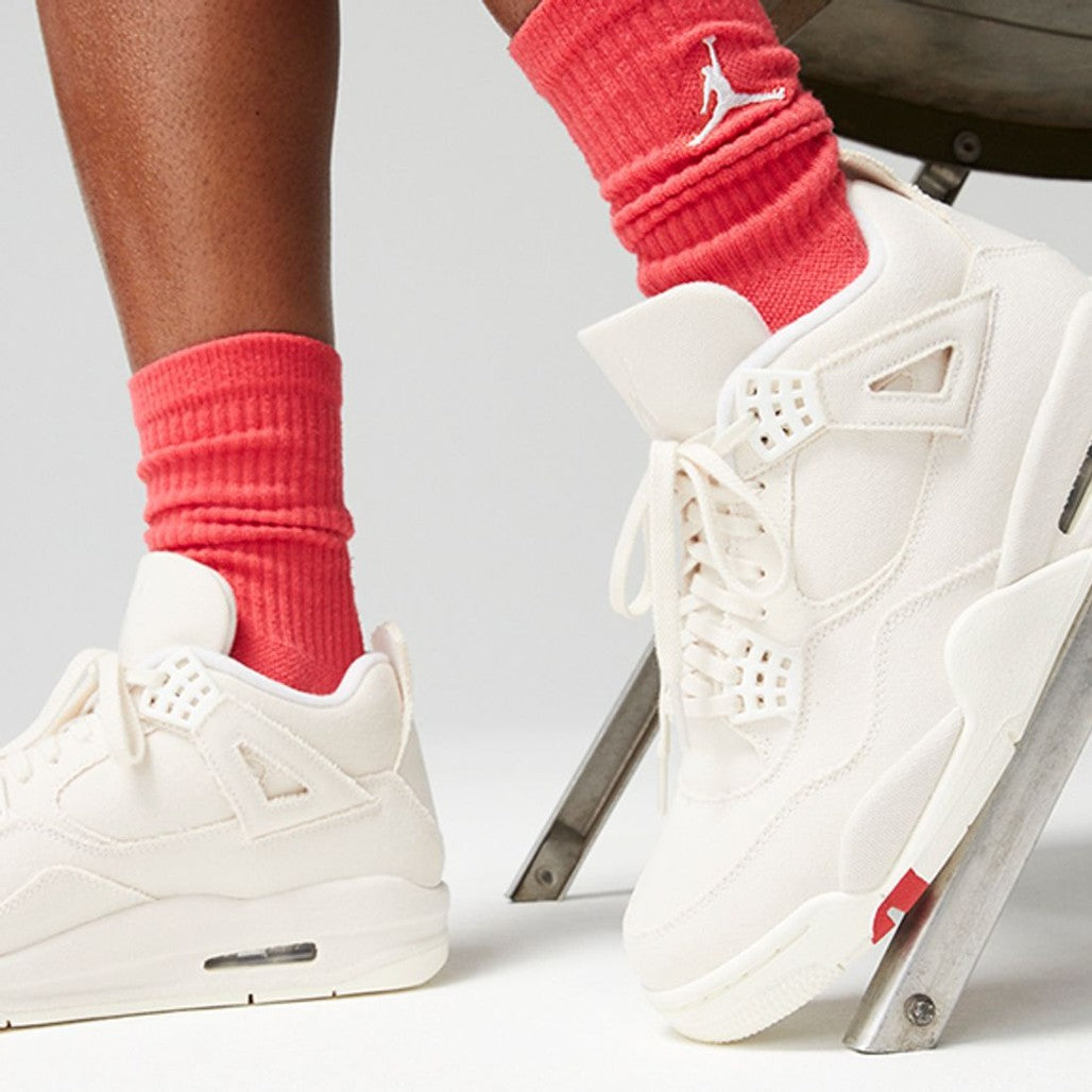 Jordan 4 Retro Blank Canvas Sneakers - Collaboration Release