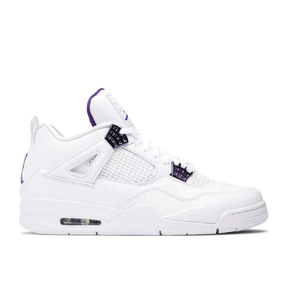 Air Jordan 4 Retro ‘Purple Metallic’ Everlasting Sneaker Sneakers - Legend St...