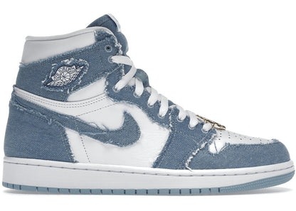 Air Jordan 1 High OG Denim Sneakers - Collector's Edition