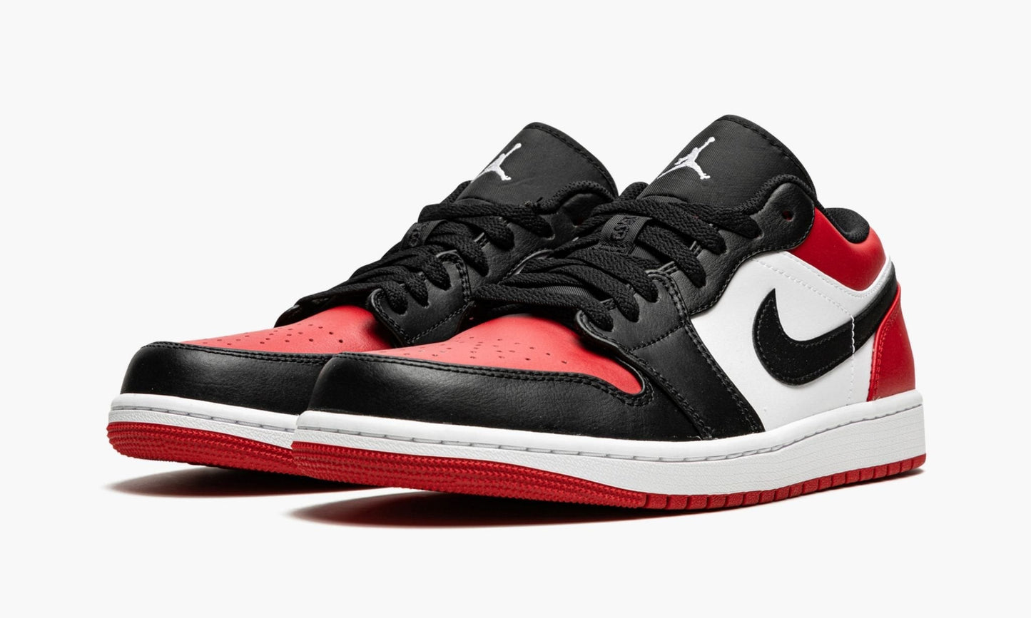 Air Jordan 1 Low Bred Toe Sneakers - Elite Edition | Fresh Heat