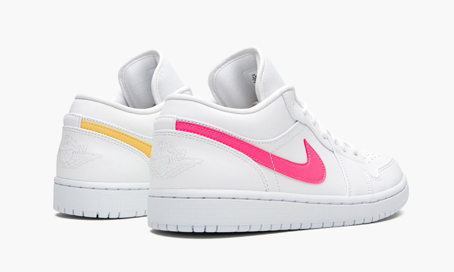 Air Jordan 1 Low Multicolor Swoosh Sneakers - Cushioned Stride