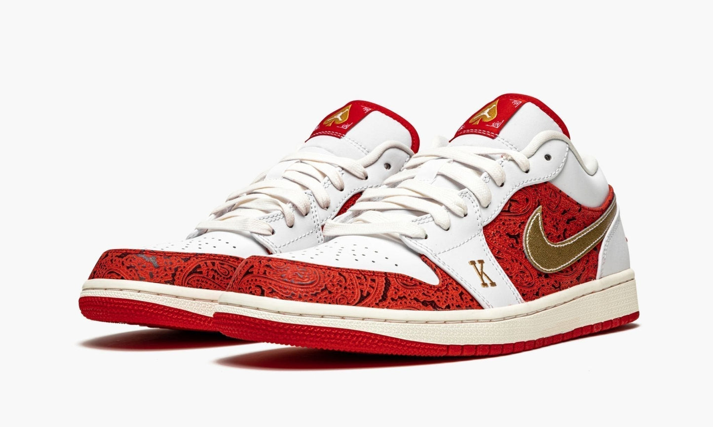 Air Jordan 1 Low SE “Spades” Sneakers - Signature Series