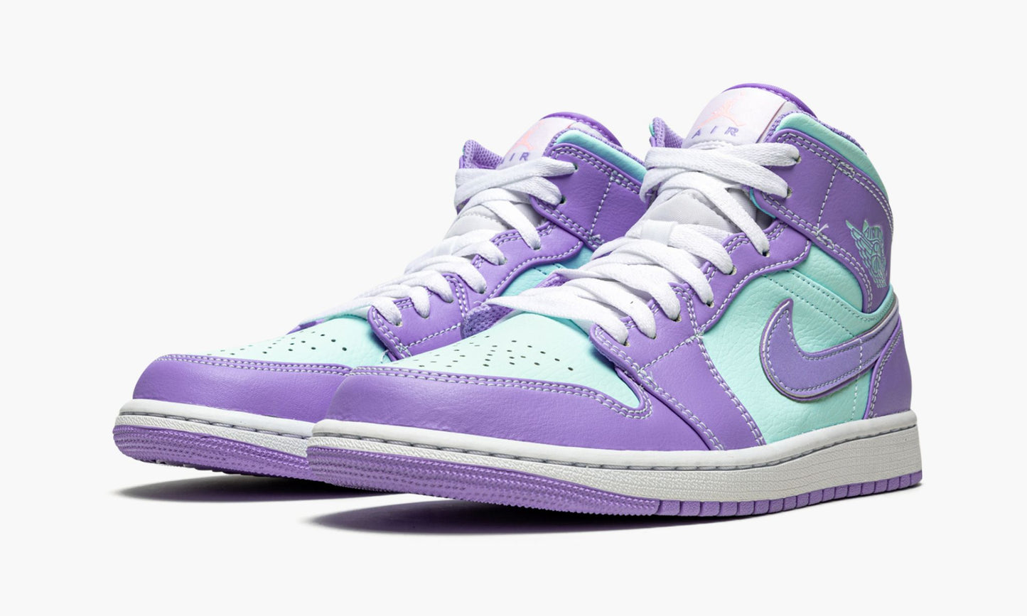 Air Jordan 1 Mid “Purple Pulse / Glacier Blue” Sneakers - Legend Status