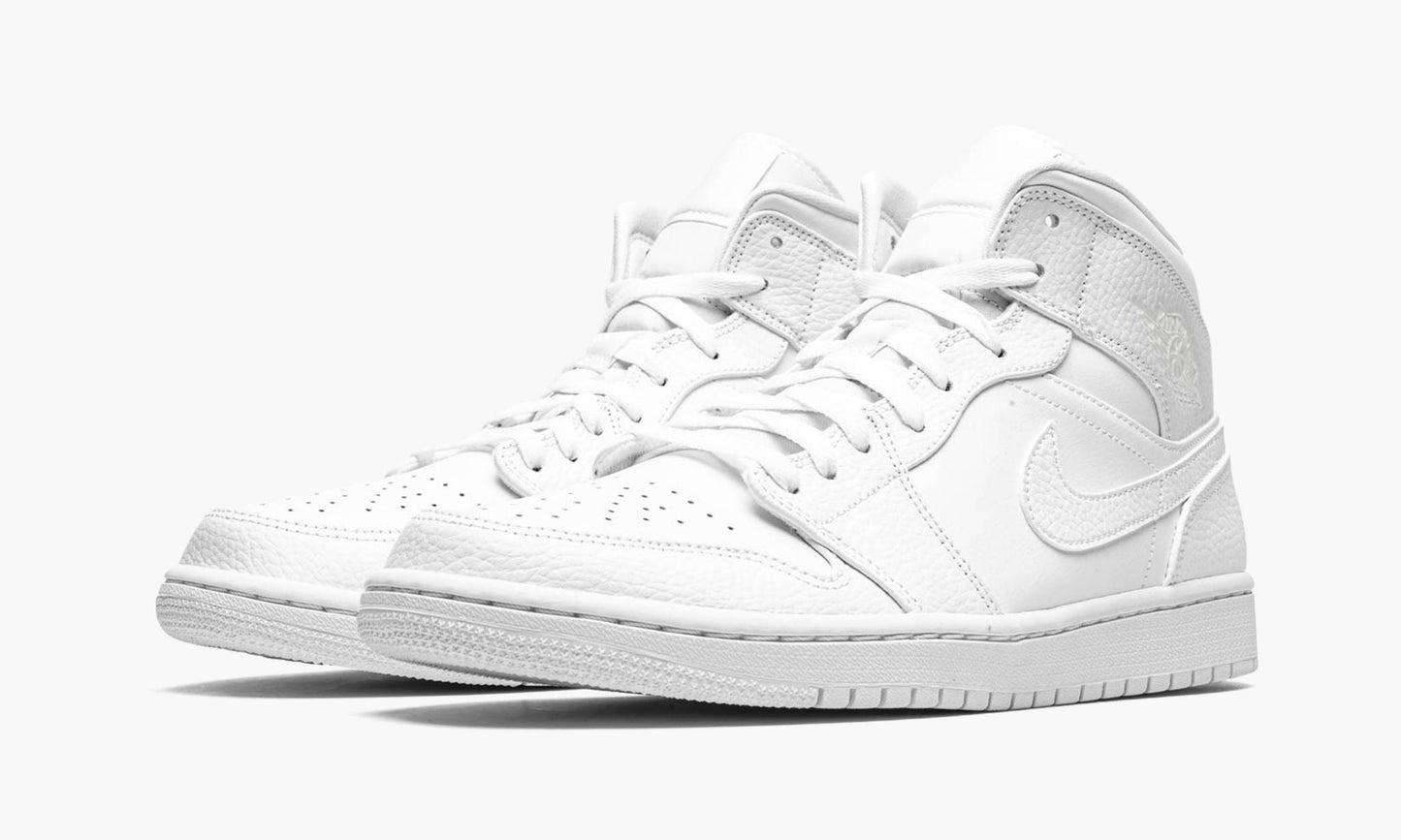 Air Jordan 1 Mid “Triple White” Sneakers - Game Changer