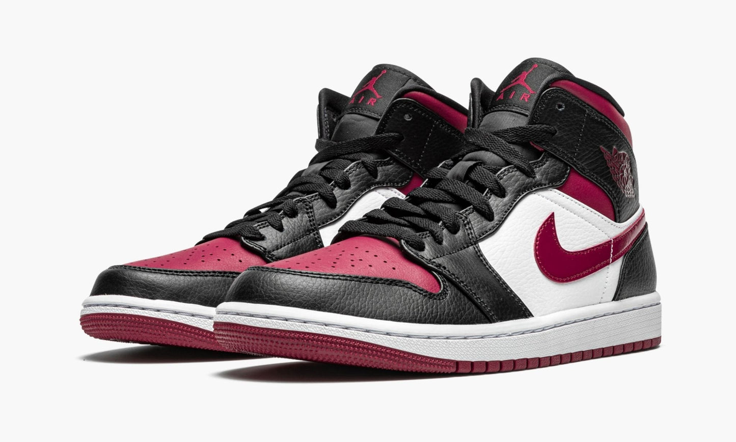 Air Jordan 1 Mid Bred Toe Sneakers - Game Changer | Silhouette King