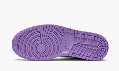 Air Jordan 1 Mid Purple Pulse / Glacier Blue Sneakers - Heritage Edition
