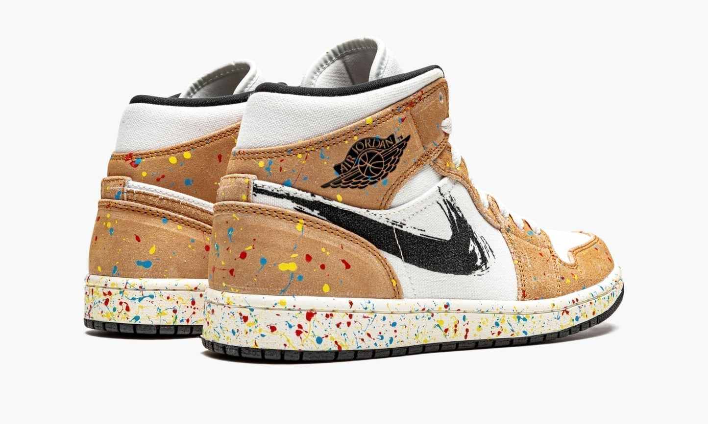 Air Jordan 1 Mid SE “Brushstroke” Sneakers - Style Staple