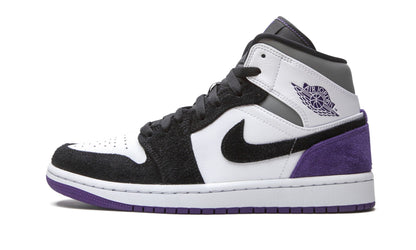 Air Jordan 1 Mid SE “Court Purple Suede” Sneakers - Collaboration Release