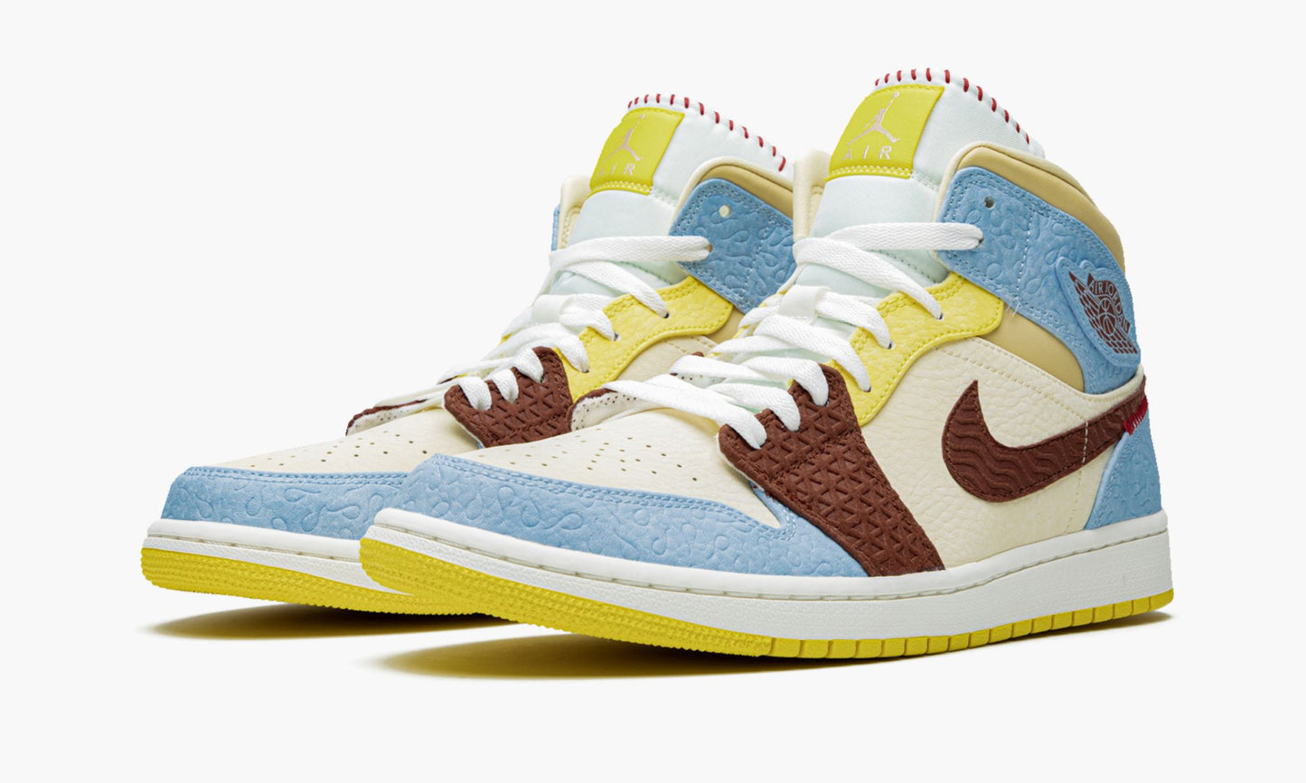 Air Jordan 1 Mid SE “Maison Chateau Rouge Fearless” Sneakers - Cushioned Stride