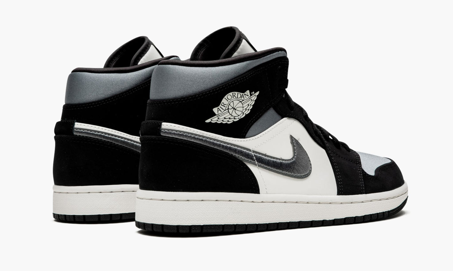 Air Jordan 1 Mid SE “Satin Grey” Sneakers - Court Icon | Trending Sneakers