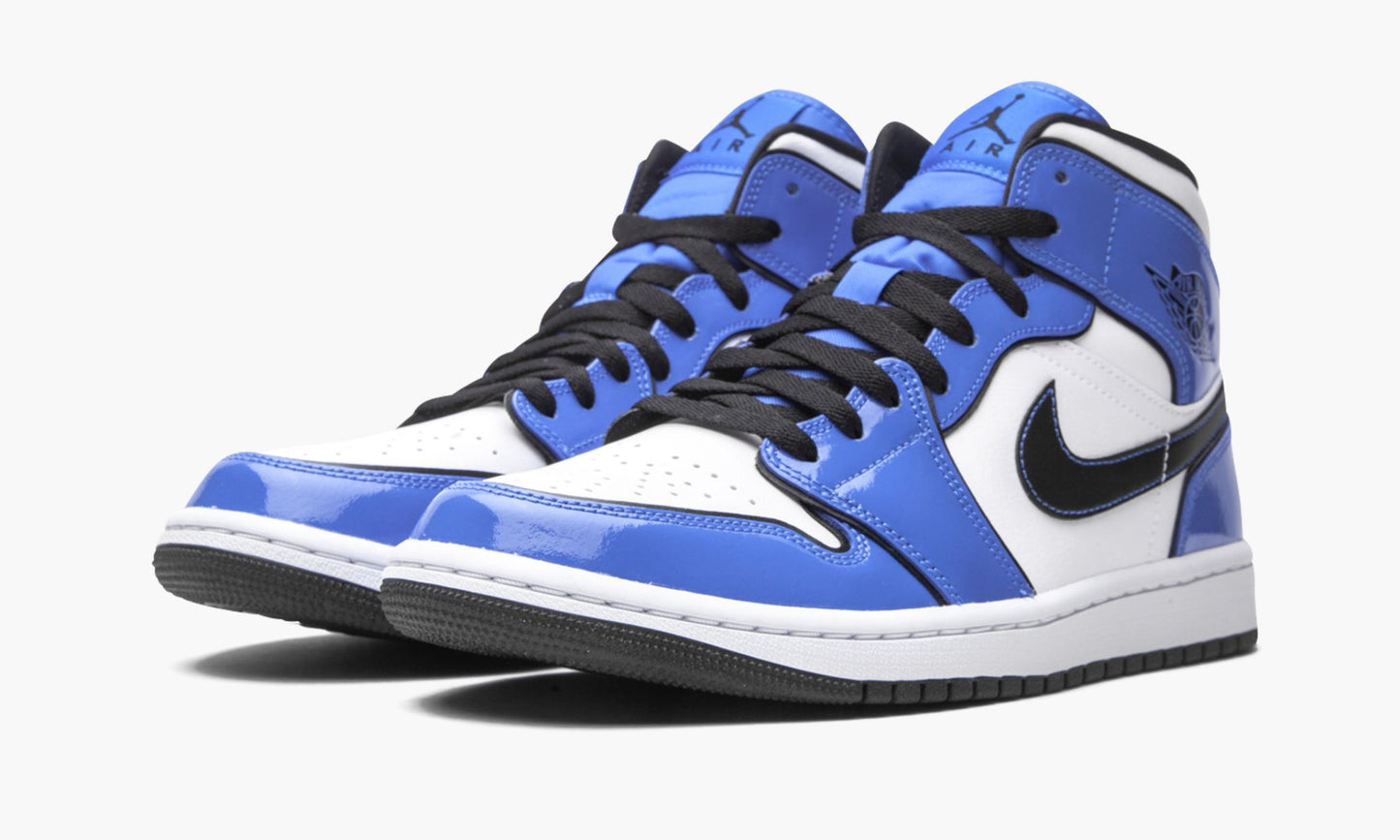 Air Jordan 1 Mid SE “Signal Blue” Sneakers - Head-Turner