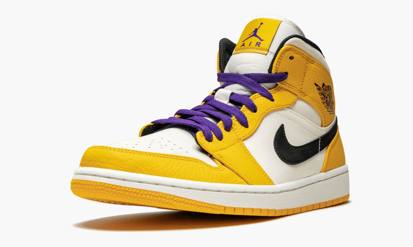 Air Jordan 1 Mid SE Lakers Sneakers - Modern Classic | Designer Kicks