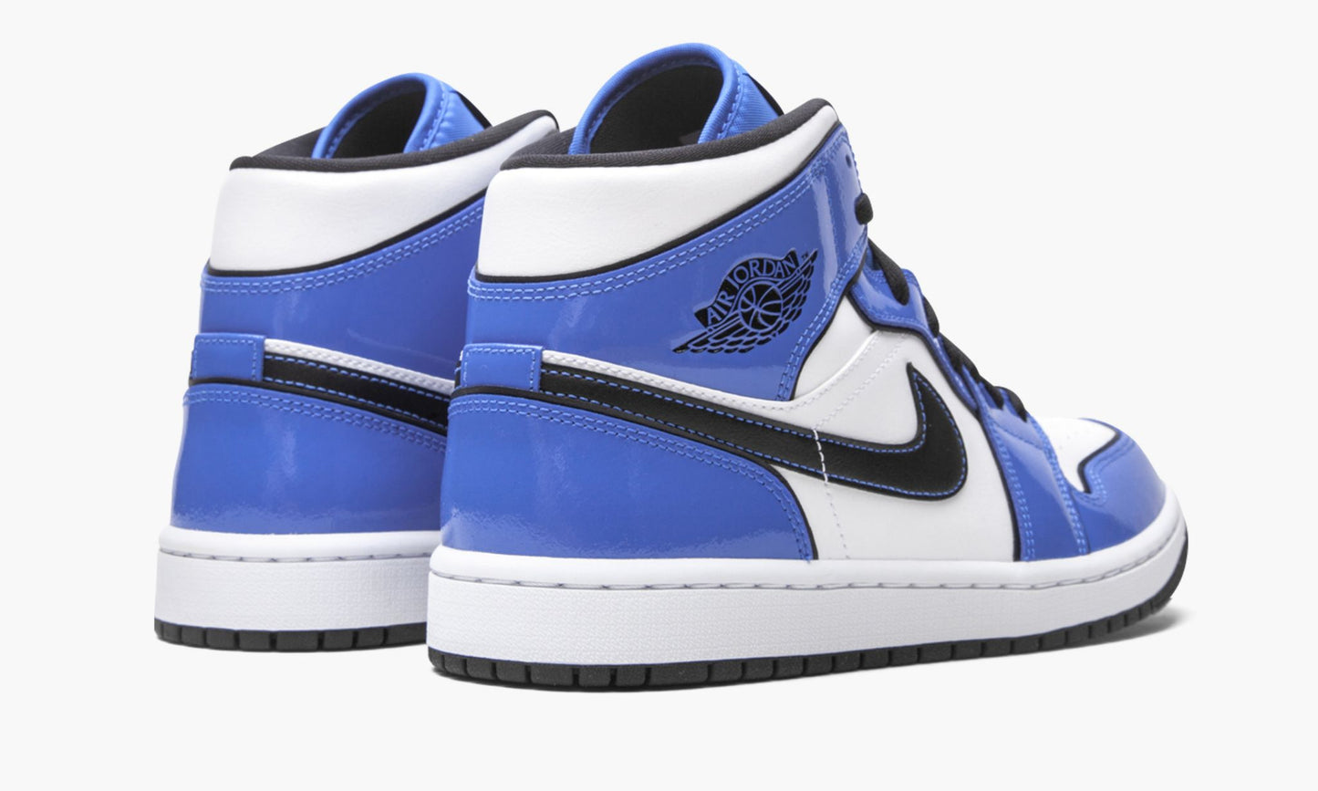 Air Jordan 1 Mid SE Signal Blue Sneakers - Retro Runner