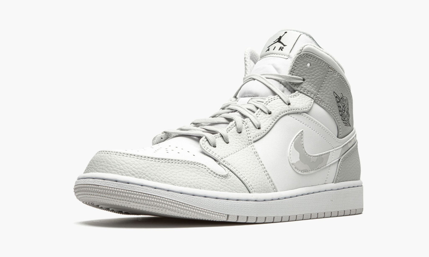 Air Jordan 1 Mid White Camo Sneakers - OG Colorway | Hype Sneaker