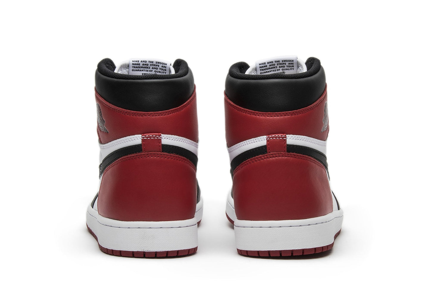 Air Jordan 1 Retro High OG Black Toe Sneakers - Hall of Fame