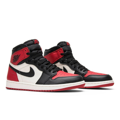 Air Jordan 1 Retro High OG Bred Toe 555088-610 Sneakers - Court Classic