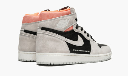 Air Jordan 1 Retro High OG Neutral Grey/Hyper Crimson Sneakers - Collector's ...