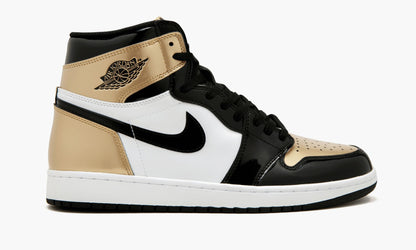 Air Jordan 1 Retro High OG NRG Gold Top 3 Sneakers - Authentic