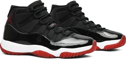 Air Jordan 11 Retro Bred Sneakers - Cushioned Stride | Sneakerhead Pick