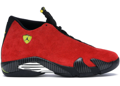 Air Jordan 14 Ferarir Red Sneakers - Performance Runner