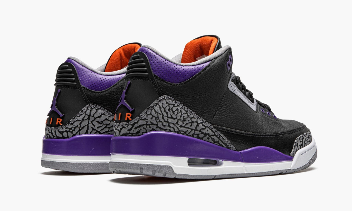 Air Jordan 3 Retro “Court Purple” Sneakers - Cushioned Stride