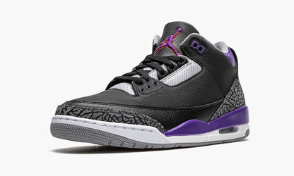 Air Jordan 3 Retro “Court Purple” Sneakers - Cushioned Stride