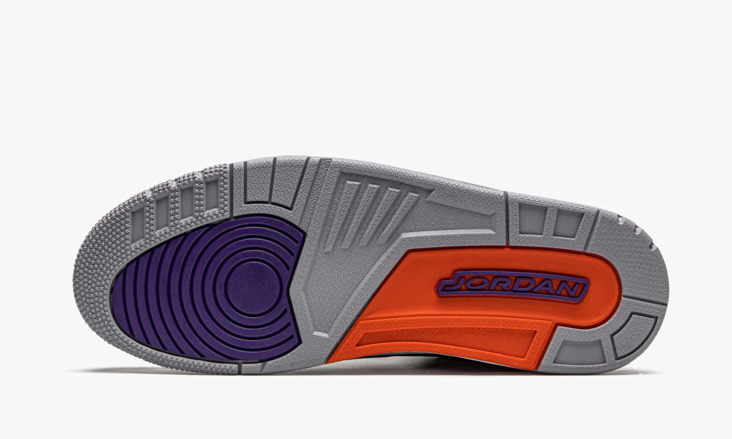 Air Jordan 3 Retro “Court Purple” Sneakers - Cushioned Stride