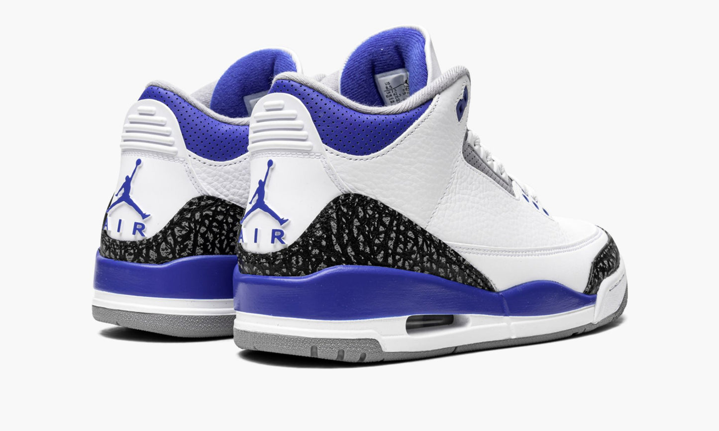 Air Jordan 3 Retro “Racer Blue” Sneakers - All-Day Comfort