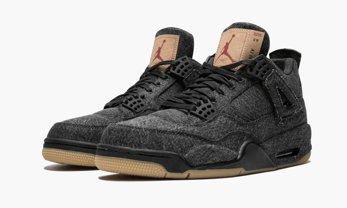 Air Jordan 4 Retro Levis NRG “Black Levis” Sneakers - Court Classic