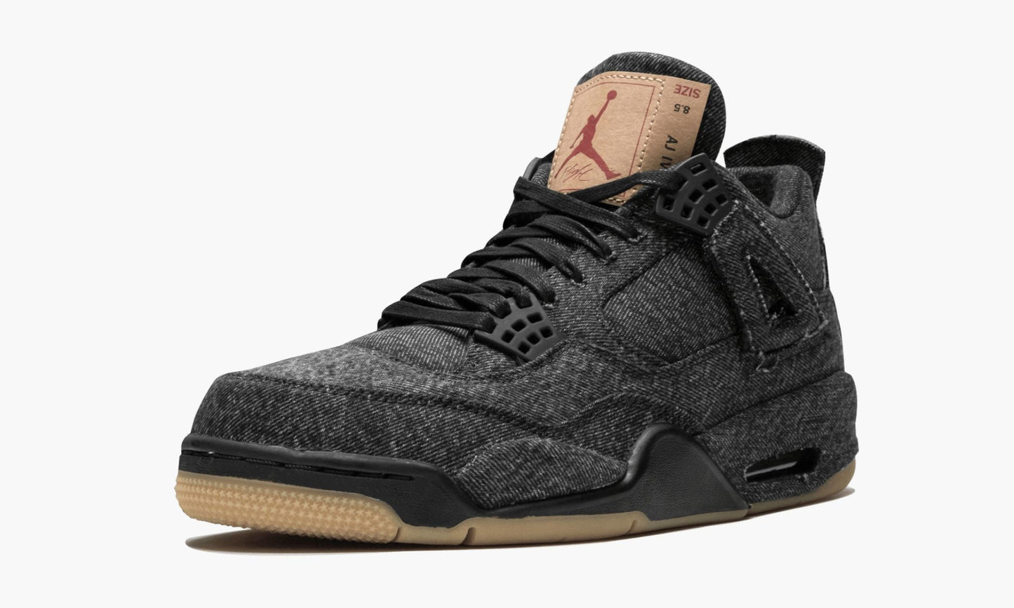 Air Jordan 4 Retro Levis NRG Black Levis Sneakers - Prime Pick