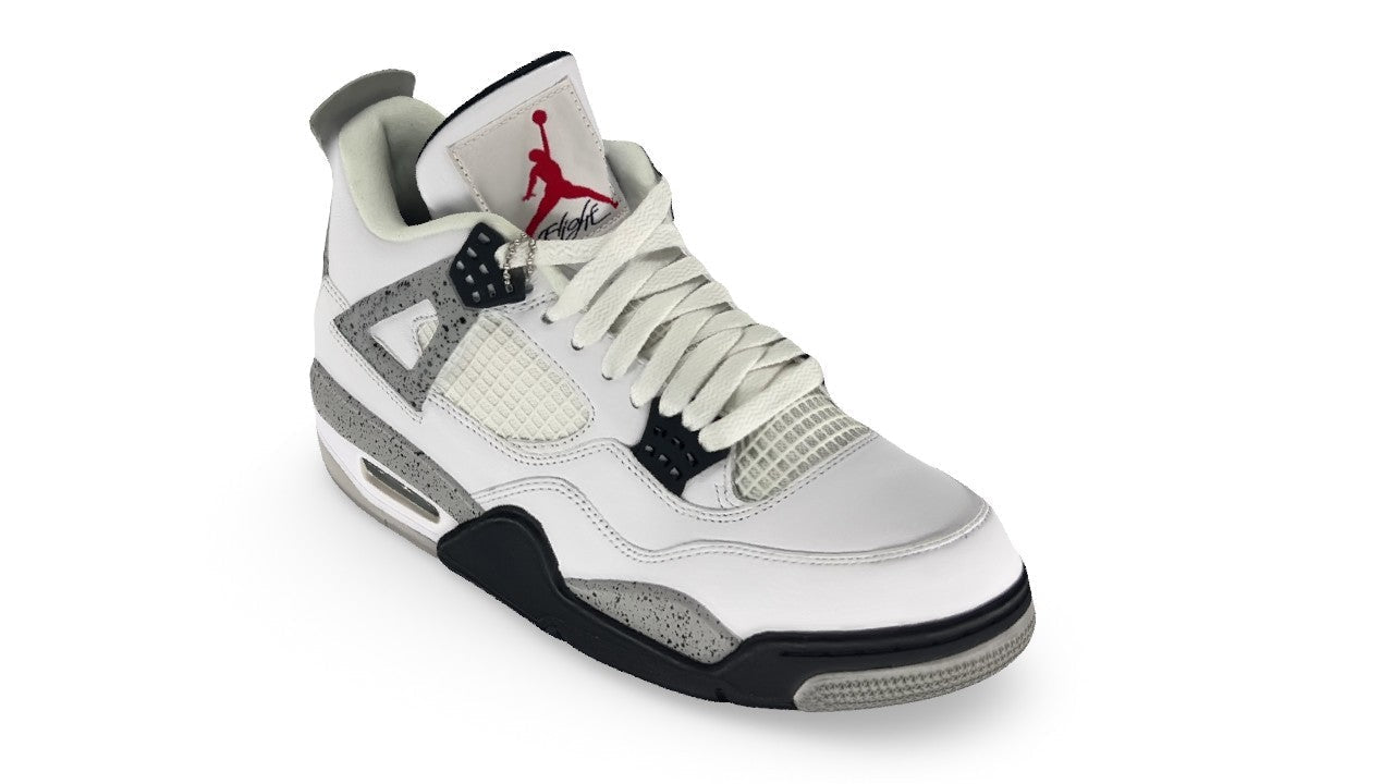 Air Jordan 4 Retro OG White Cement 840606 Sneakers - Retro Classic