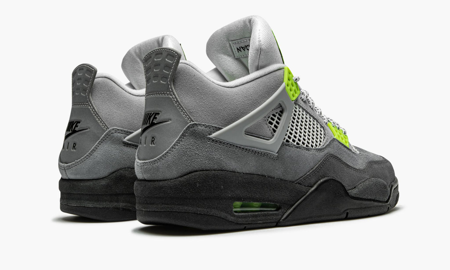 Air Jordan 4 Retro SE “Neon” Sneakers - Vintage Inspired