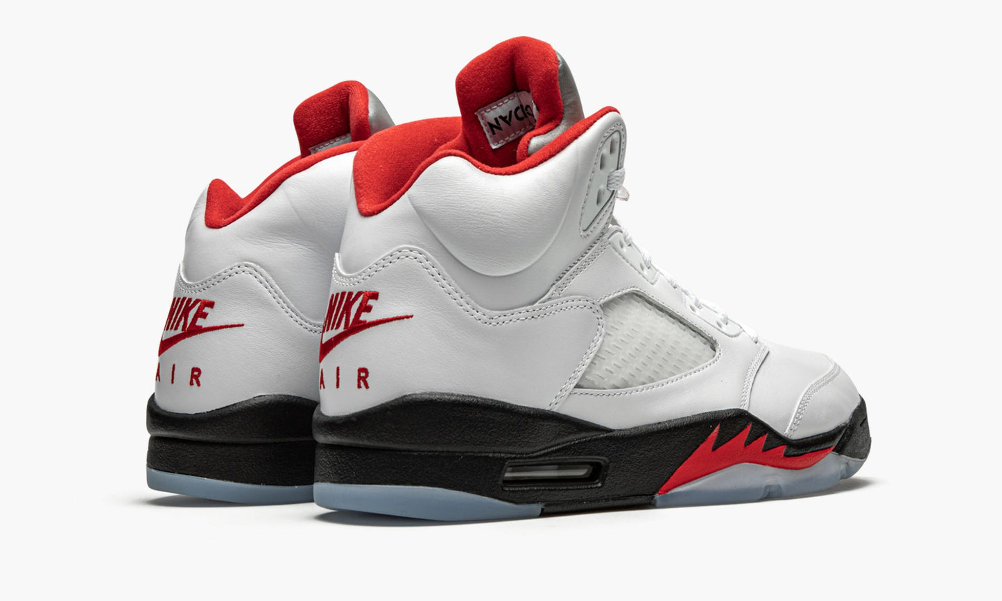 Air Jordan 5 Retro “Fire Red Silver Tongue 2020” Sneakers - OG Colorway