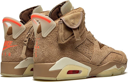 Air Jordan 6 Retro x Travis Scott British Khaki Sneakers - Court Icon