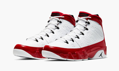Air Jordan 9 White/Red/Black Sneakers - Heritage Edition