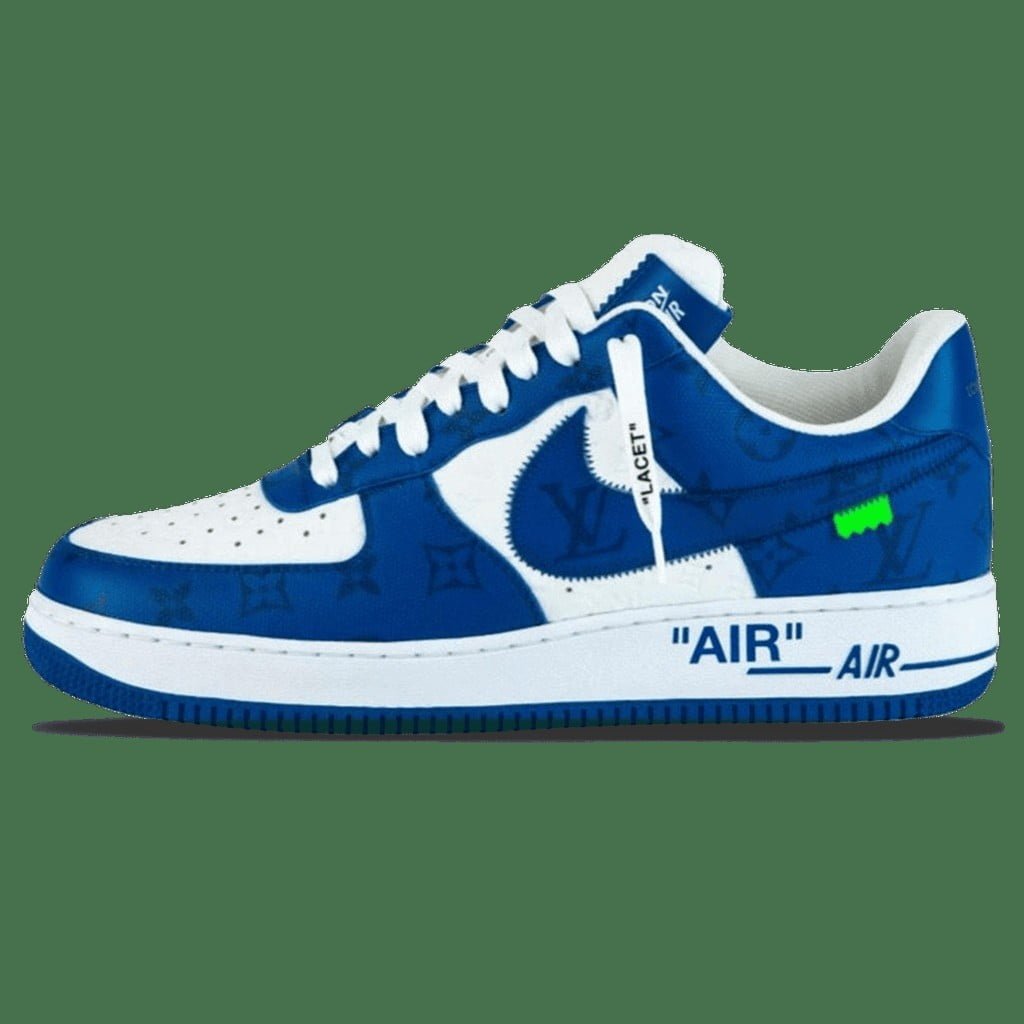Air Jordan Force 1 Low White Royal Sneakers - Cushioned Stride