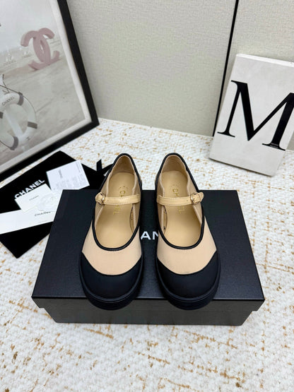 Chanel 2026 Coco Beach Mary Jane Shoes Synthetic Fabric Rubber 790967