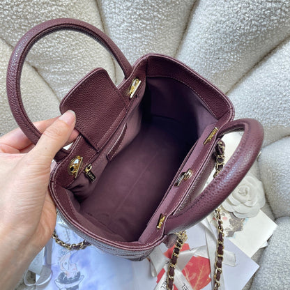 Chanel 2026 Shopping Bag 25cm Grained Calfskin Leather
