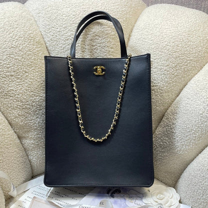 Chanel 2026 Shooping Bag 28.5cm Calfskin With Gold Metal 378587