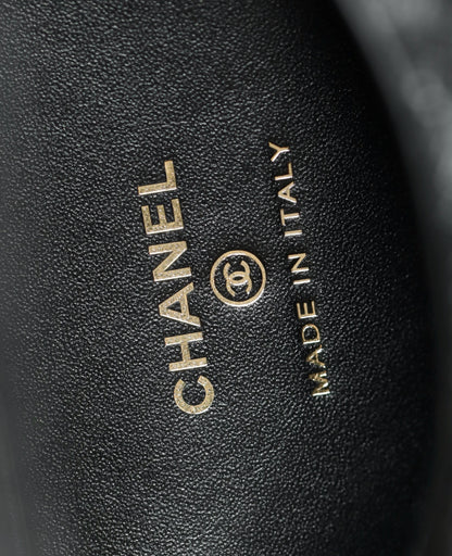 Chanel 2026 Coco Top Handle Bag 14.5cm Black Denim Leather 352687