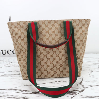 Gucci 2026 Tote Bag 29cm Brown Canvas
