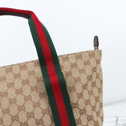 Gucci 2026 Tote Bag 29cm Brown Canvas