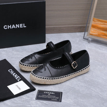 Chanel 2026 Mary Jane Shoes Black Sheepskin 758387