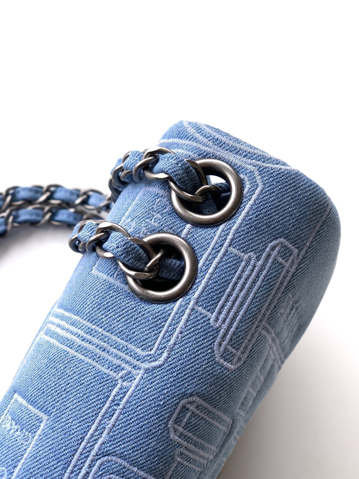 Chanel 2026 Flap Bag 20cm and 25cm Blue Denim Leather