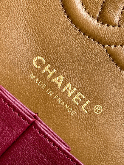 Chanel 2026 Double Flap 2.55 Bag 25.5cm Tan Quilted Lambskin
