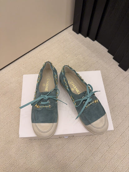 CC 26 Mocassin Loafer Blue Suede 588897
