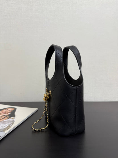Chanel 2026 Small Tote Calfskin And Gold-tone Metal