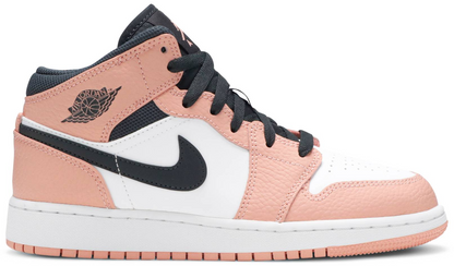 Jordan 1 Mid Pink Quartz 555112 Sneakers - Court Icon | Fan Favorite