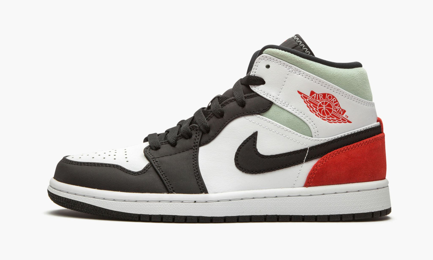 Jordan 1 Mid SE Red Grey Black Toe Sneakers - Premium Sneaker